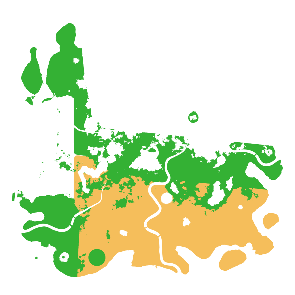 Biome Rust Map: Procedural Map, Size: 4600, Seed: 58572114