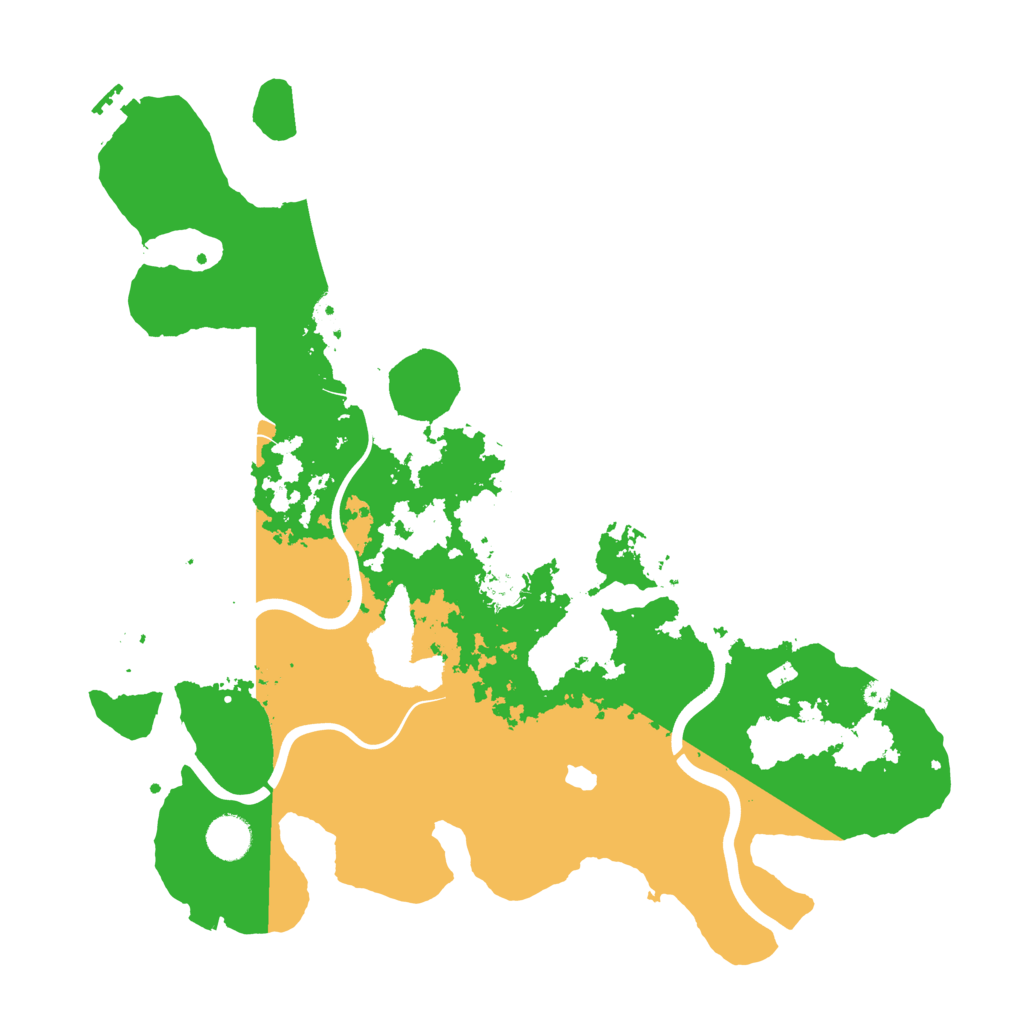 Biome Rust Map: Procedural Map, Size: 4000, Seed: 99