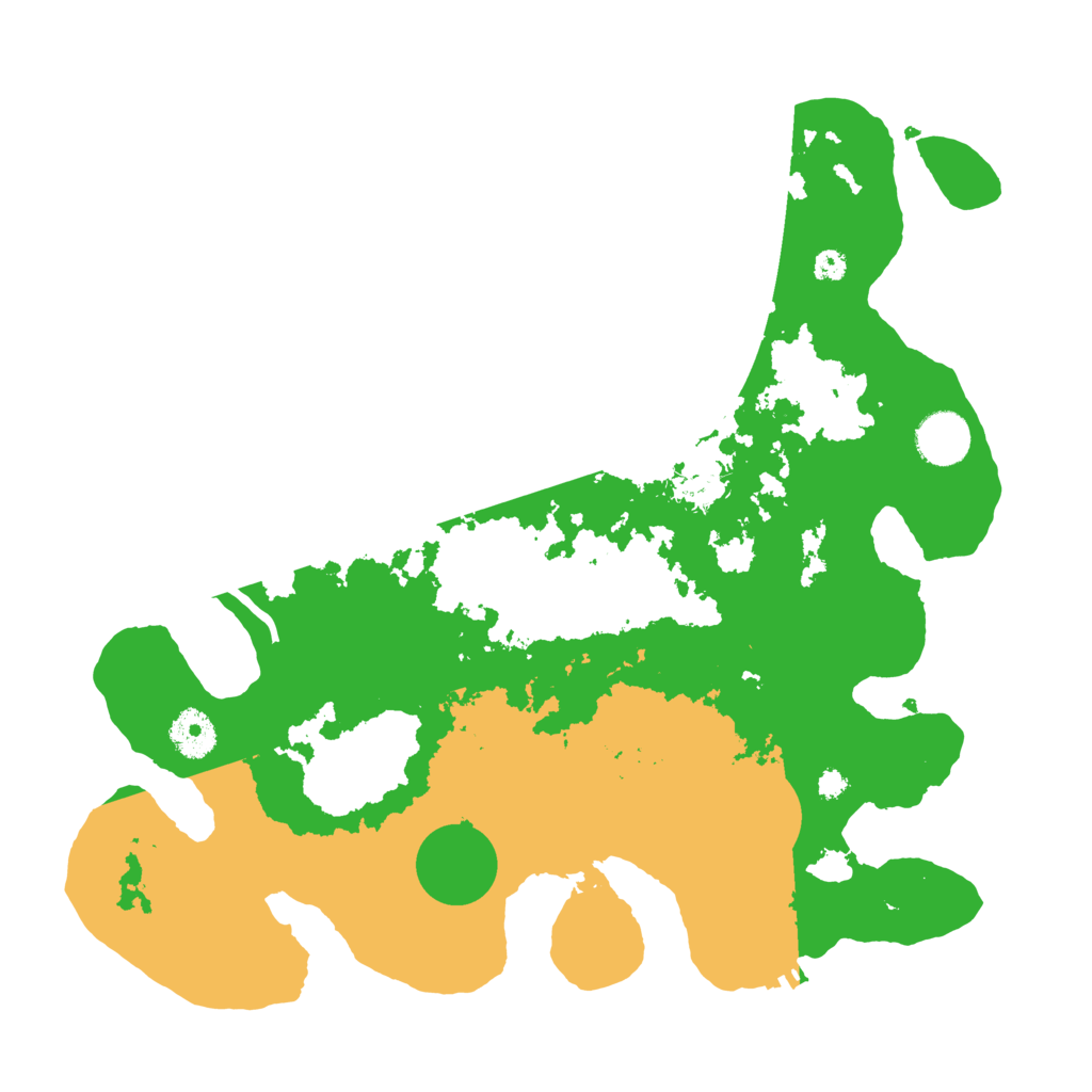 Biome Rust Map: Procedural Map, Size: 3550, Seed: 809782