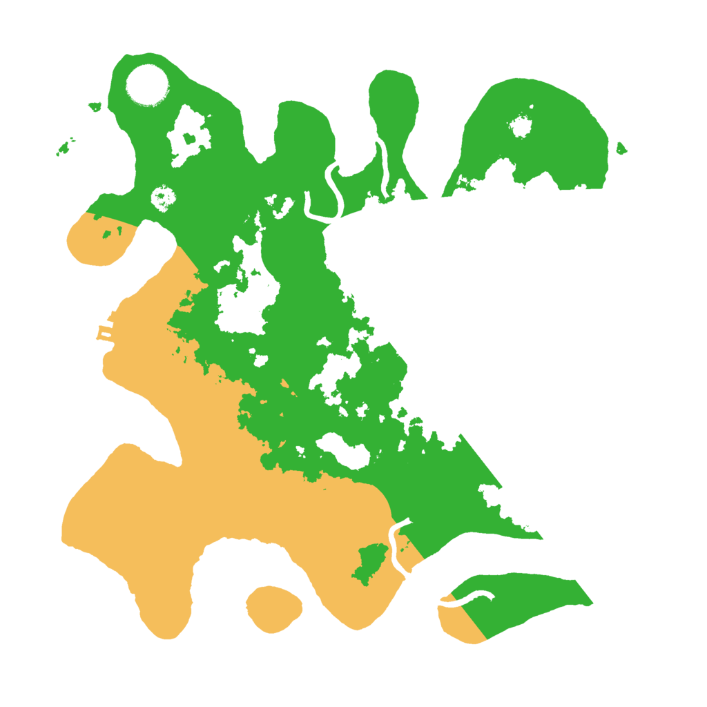 Biome Rust Map: Procedural Map, Size: 3000, Seed: 965054