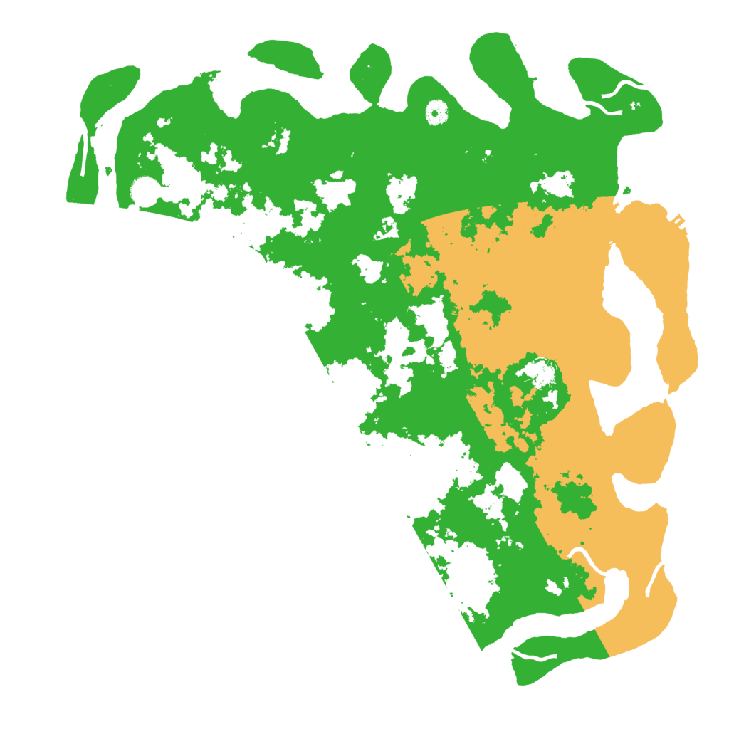 Biome Rust Map: Procedural Map, Size: 4500, Seed: 174595982