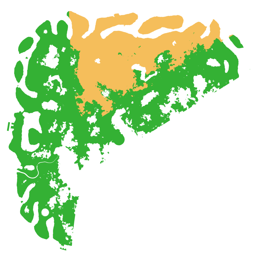 Biome Rust Map: Procedural Map, Size: 6000, Seed: 45325