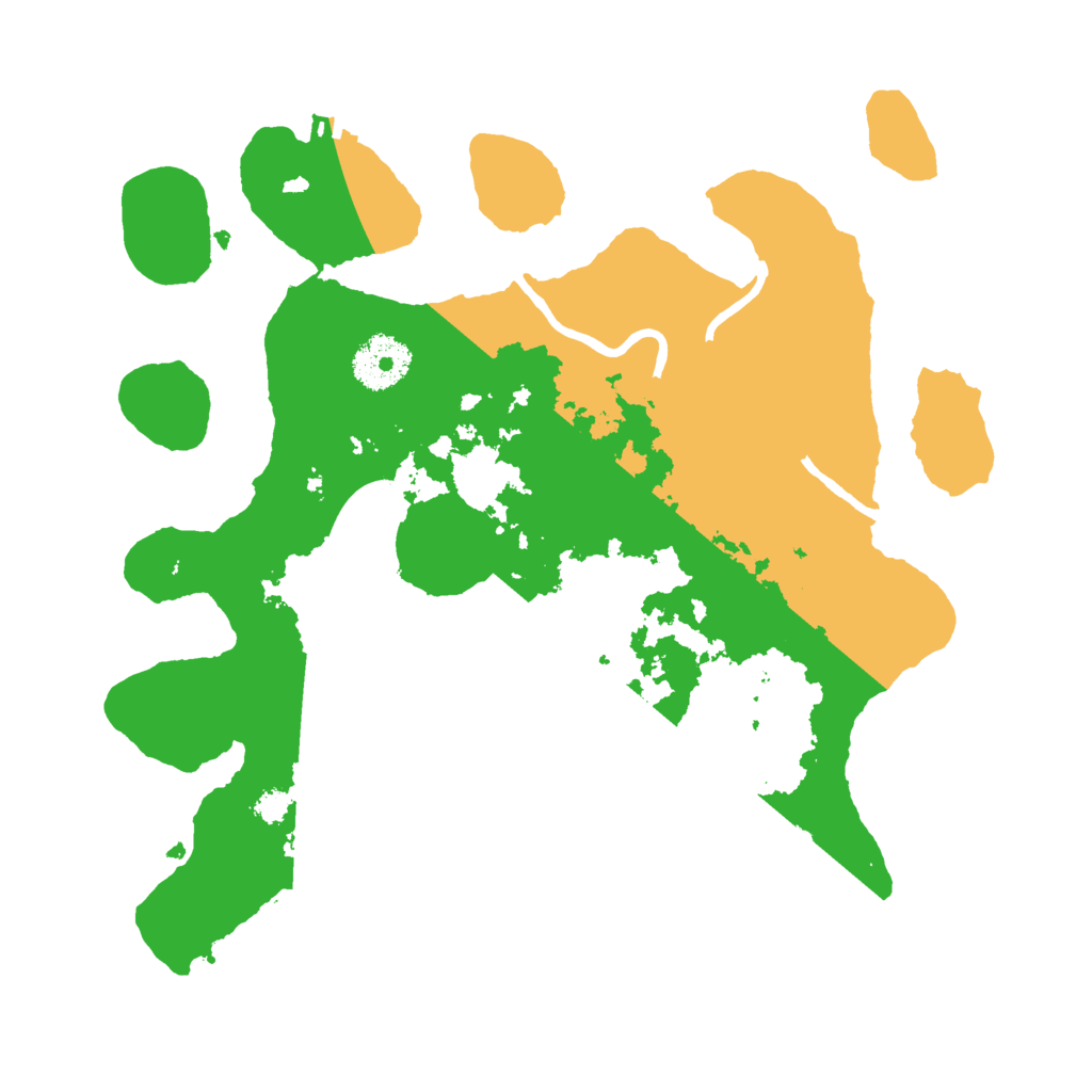 Biome Rust Map: Procedural Map, Size: 3000, Seed: 1352983352