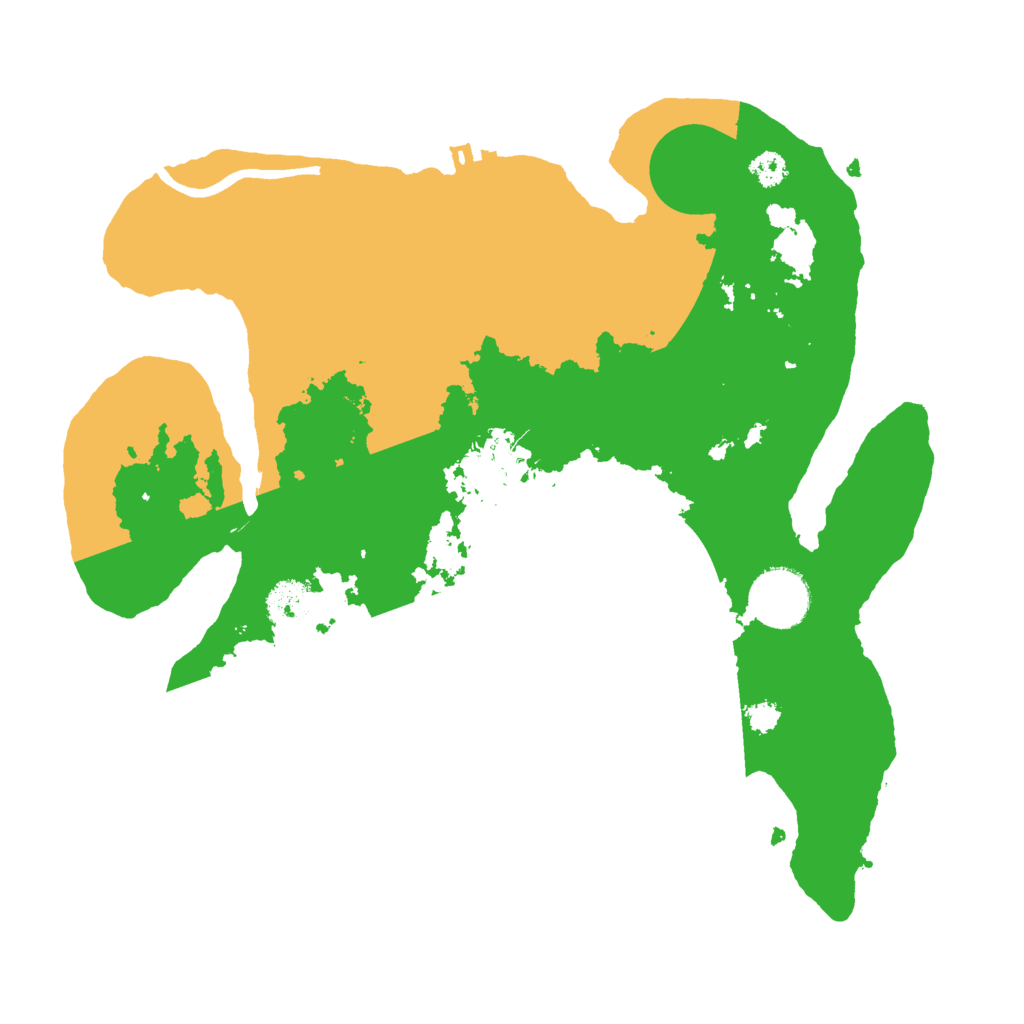 Biome Rust Map: Procedural Map, Size: 3000, Seed: 2371958