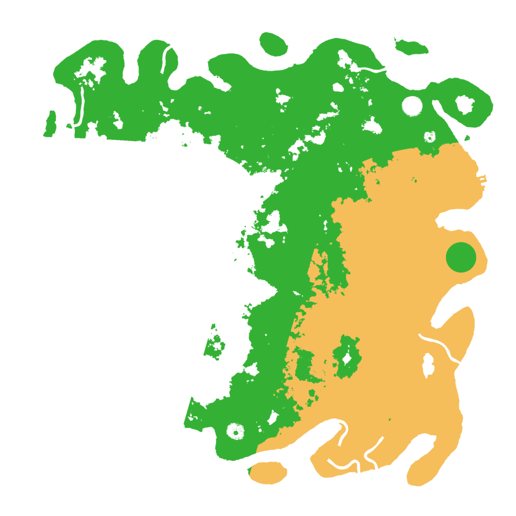 Biome Rust Map: Procedural Map, Size: 4500, Seed: 349721