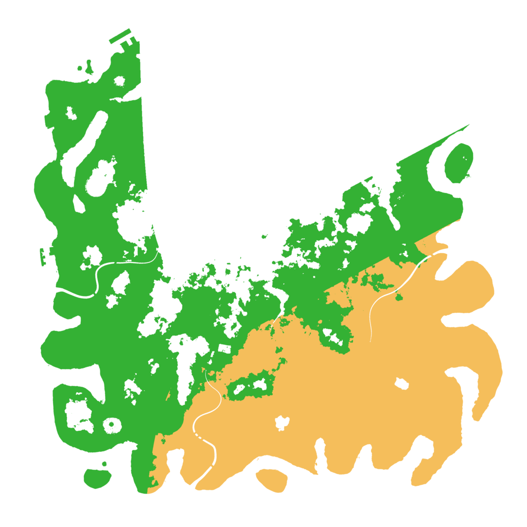 Biome Rust Map: Procedural Map, Size: 4500, Seed: 1224594981