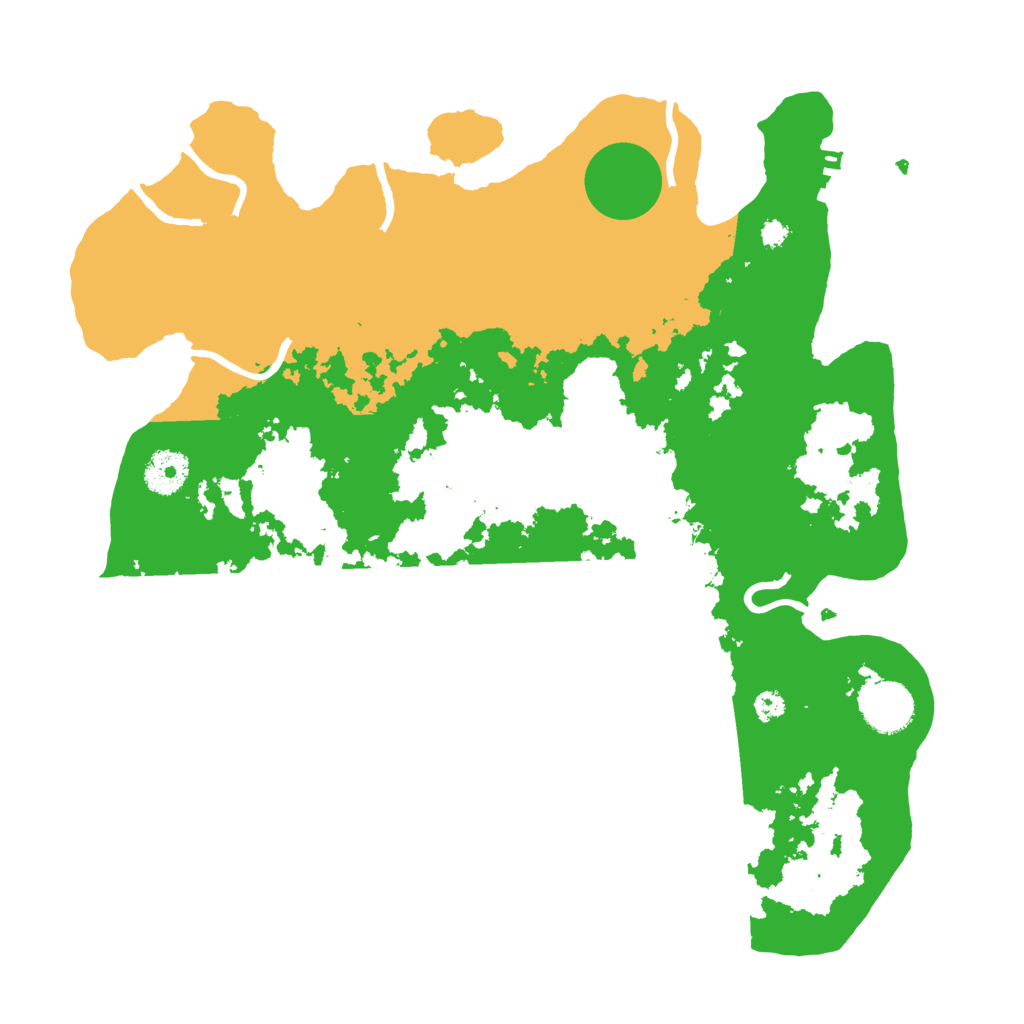 Biome Rust Map: Procedural Map, Size: 3500, Seed: 988218730