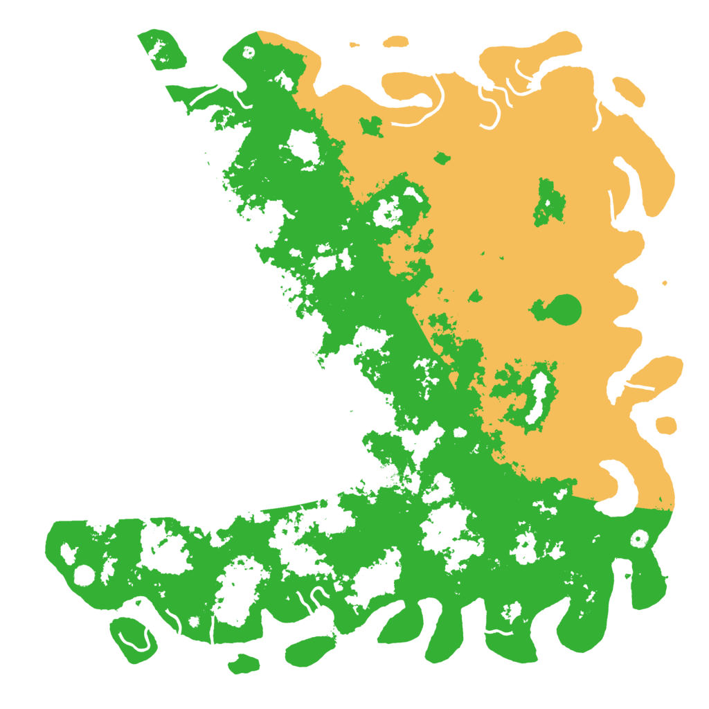 Biome Rust Map: Procedural Map, Size: 6000, Seed: 429613