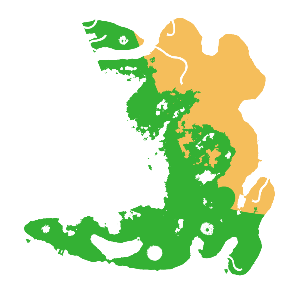 Biome Rust Map: Procedural Map, Size: 3500, Seed: 1673143471