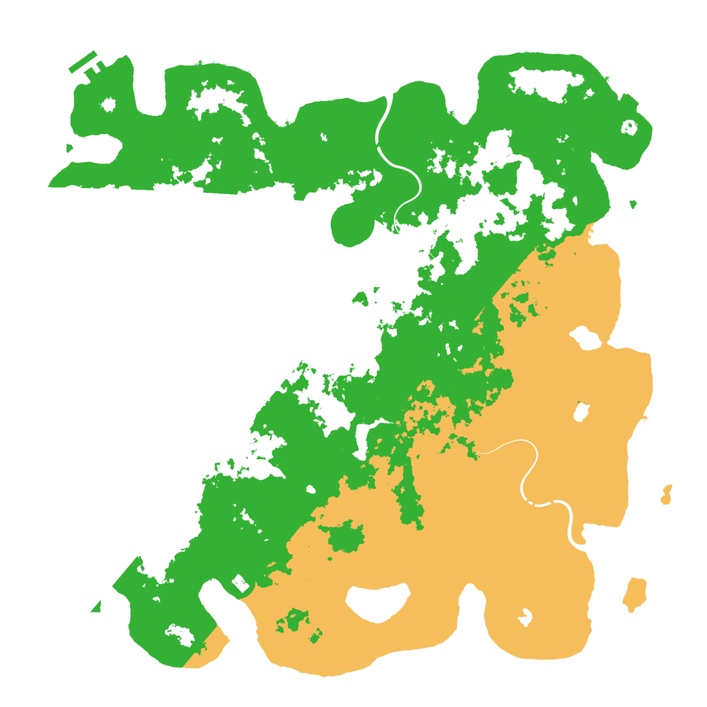 Biome Rust Map: Procedural Map, Size: 4500, Seed: 2121060032