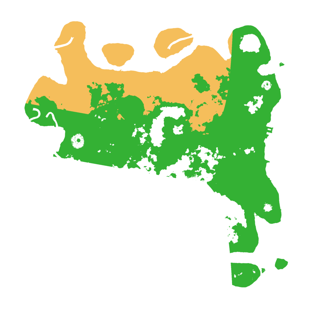 Biome Rust Map: Procedural Map, Size: 3500, Seed: 656485293