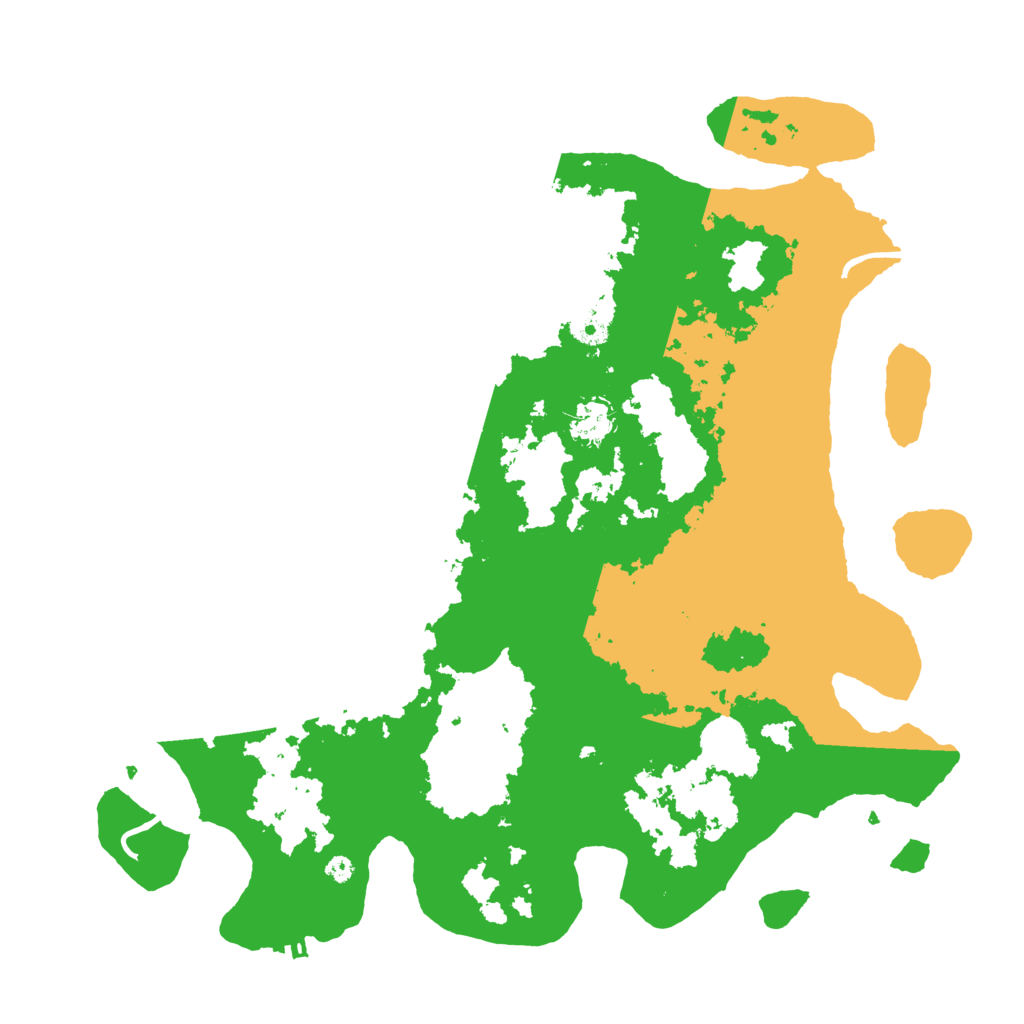 Biome Rust Map: Procedural Map, Size: 4000, Seed: 27366