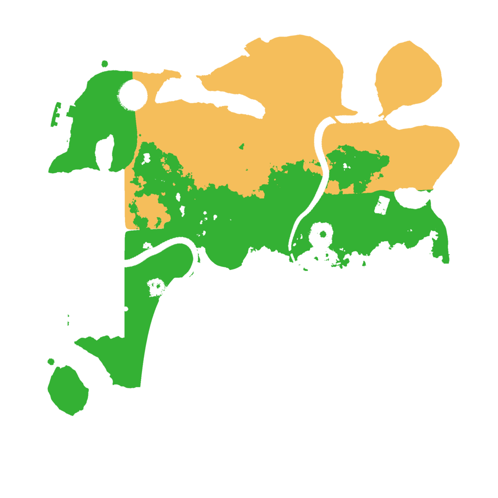 Biome Rust Map: Procedural Map, Size: 3000, Seed: 62569860