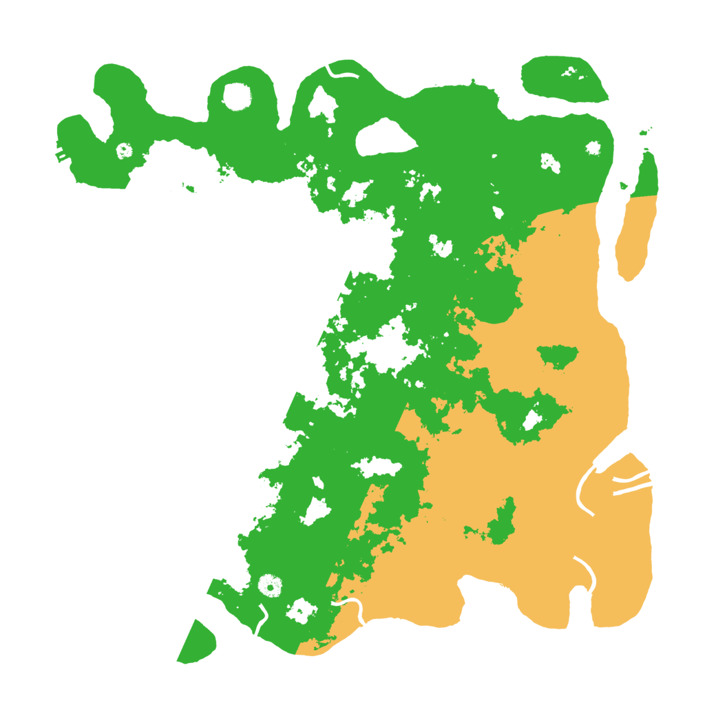 Biome Rust Map: Procedural Map, Size: 4500, Seed: 1639588559