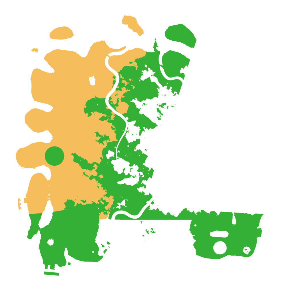Biome Rust Map: Procedural Map, Size: 4000, Seed: 344765