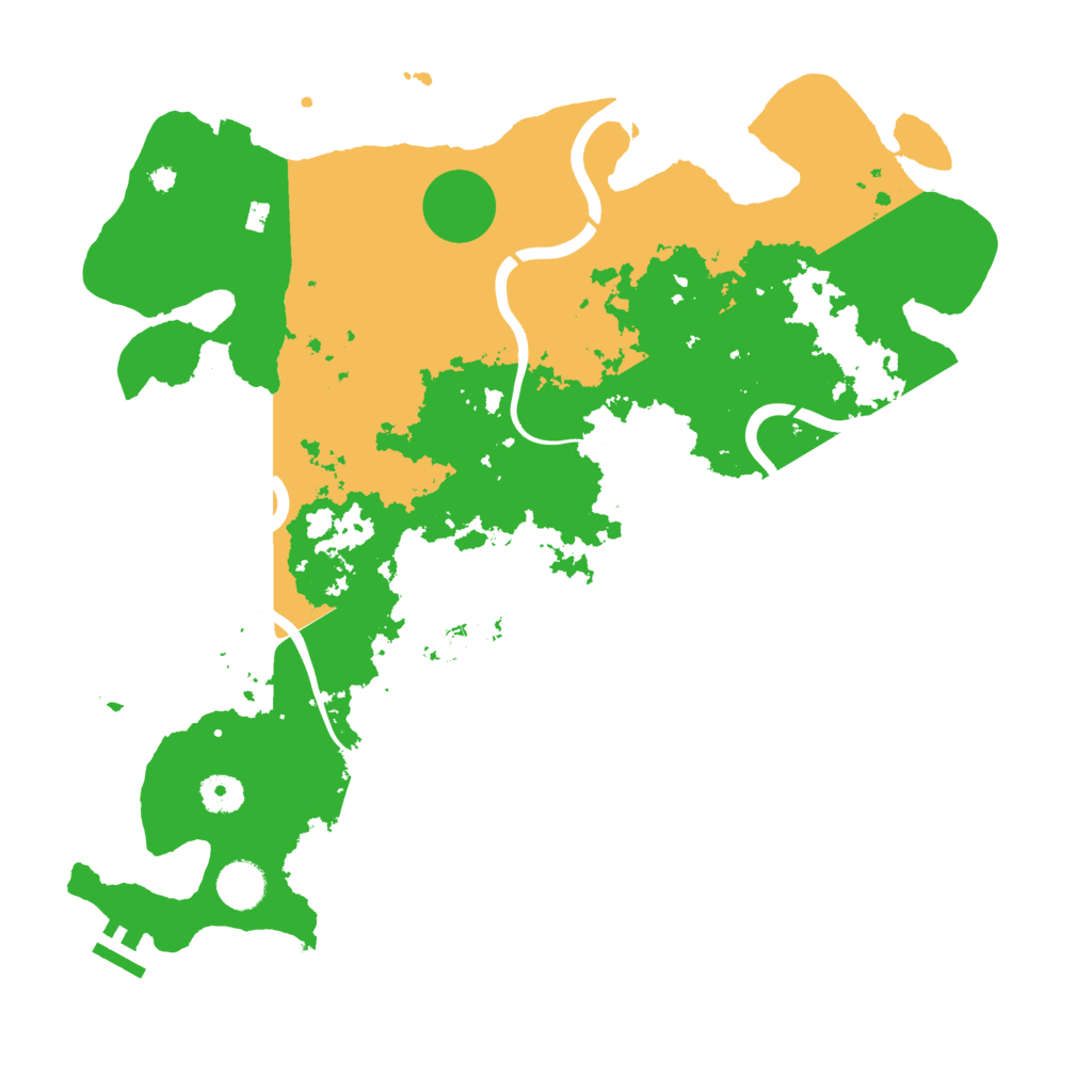 Biome Rust Map: Procedural Map, Size: 3950, Seed: 1980567725