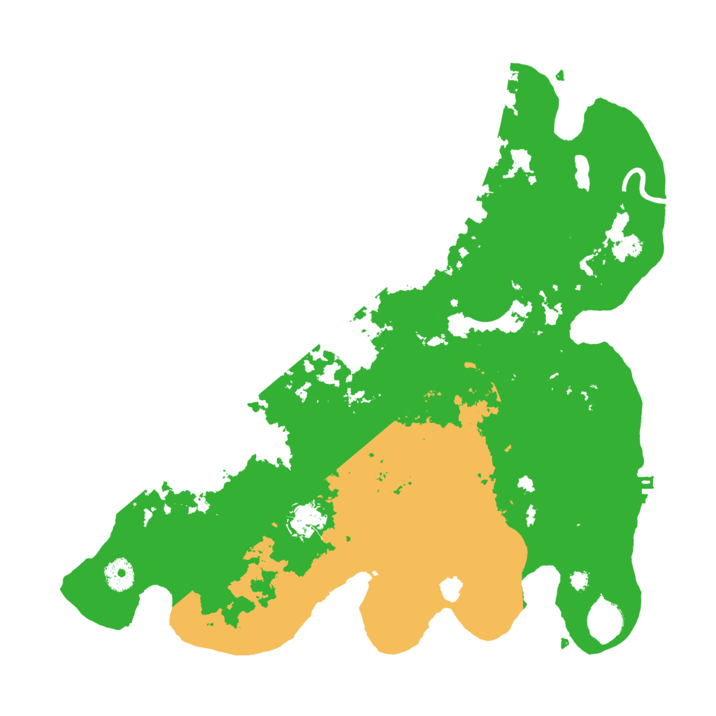 Biome Rust Map: Procedural Map, Size: 3500, Seed: 1598510434