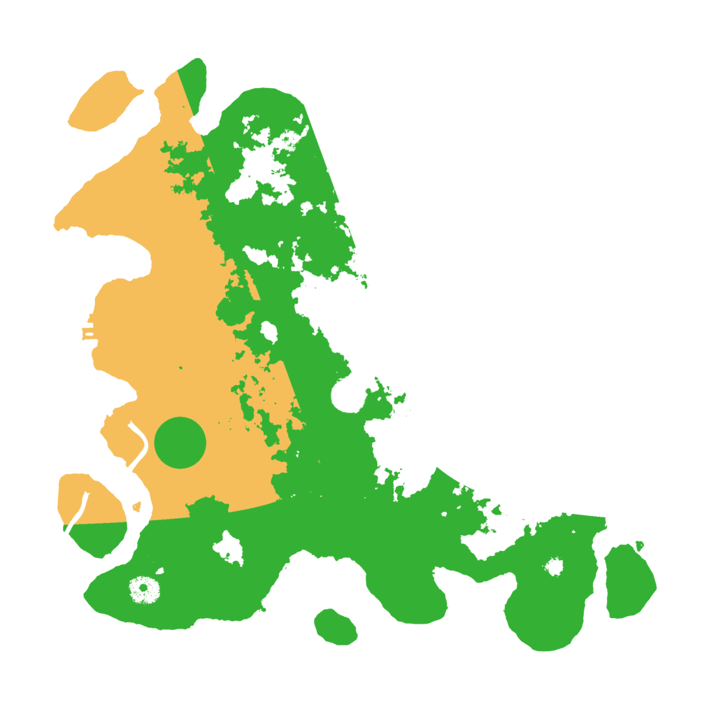 Biome Rust Map: Procedural Map, Size: 3650, Seed: 250000