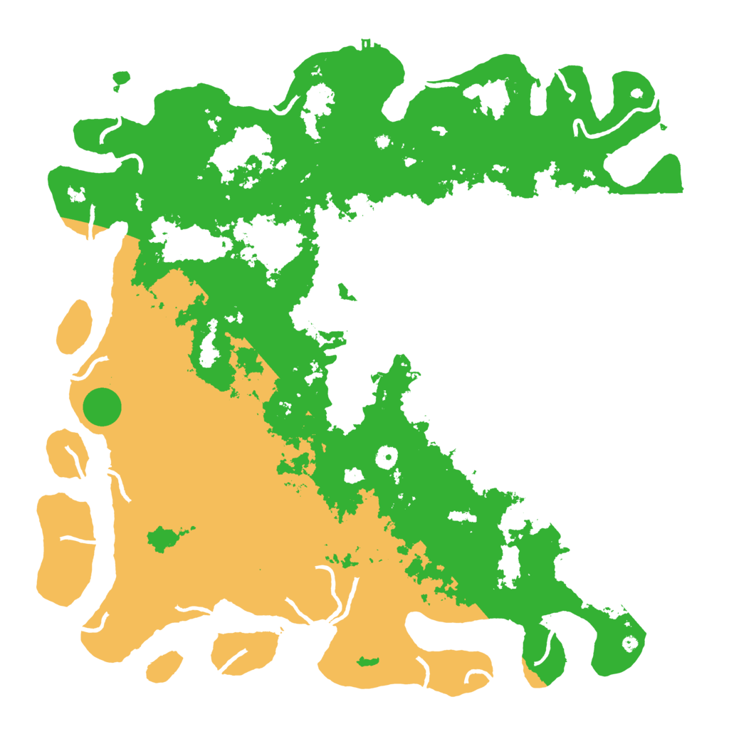 Biome Rust Map: Procedural Map, Size: 5000, Seed: 2267