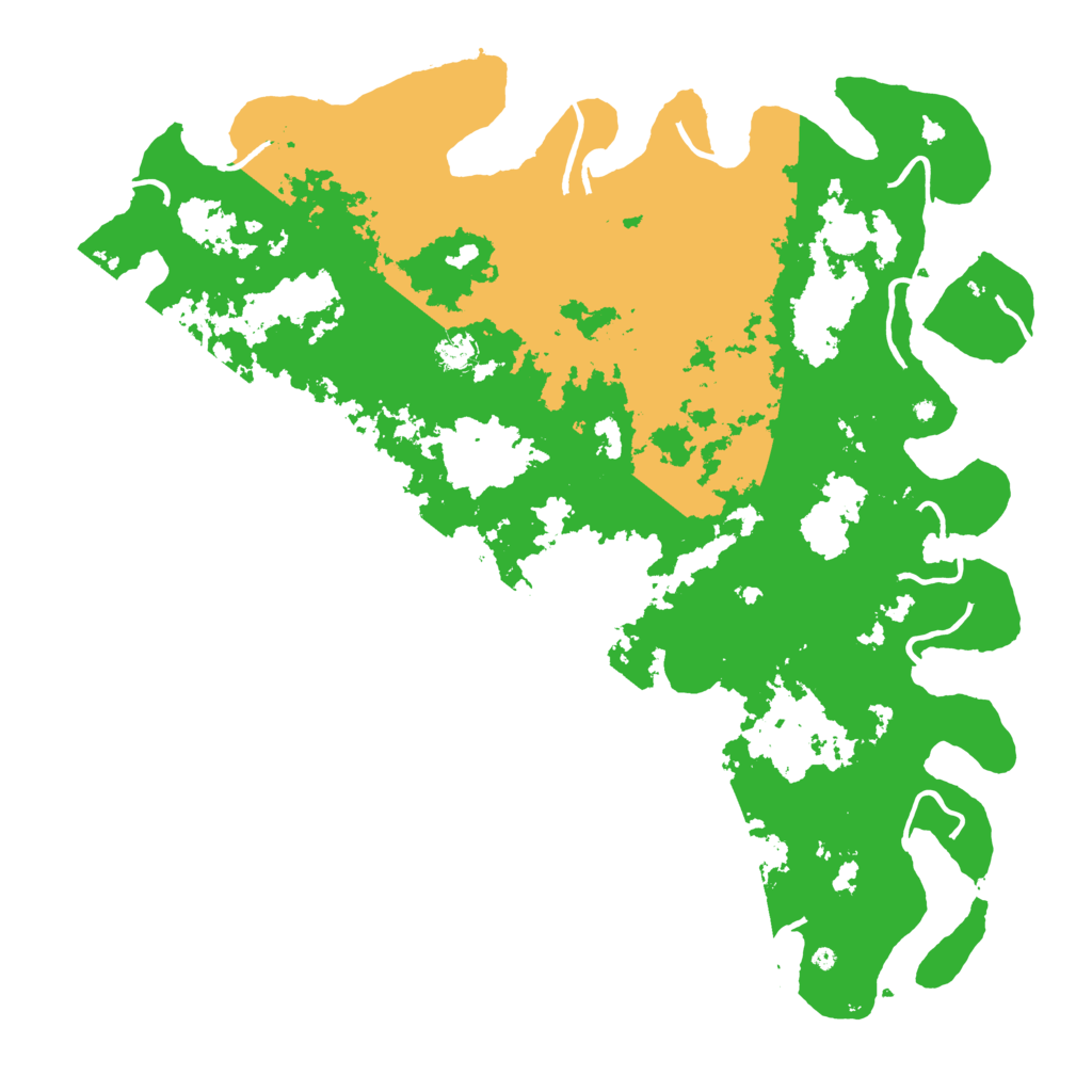 Biome Rust Map: Procedural Map, Size: 5000, Seed: 21639