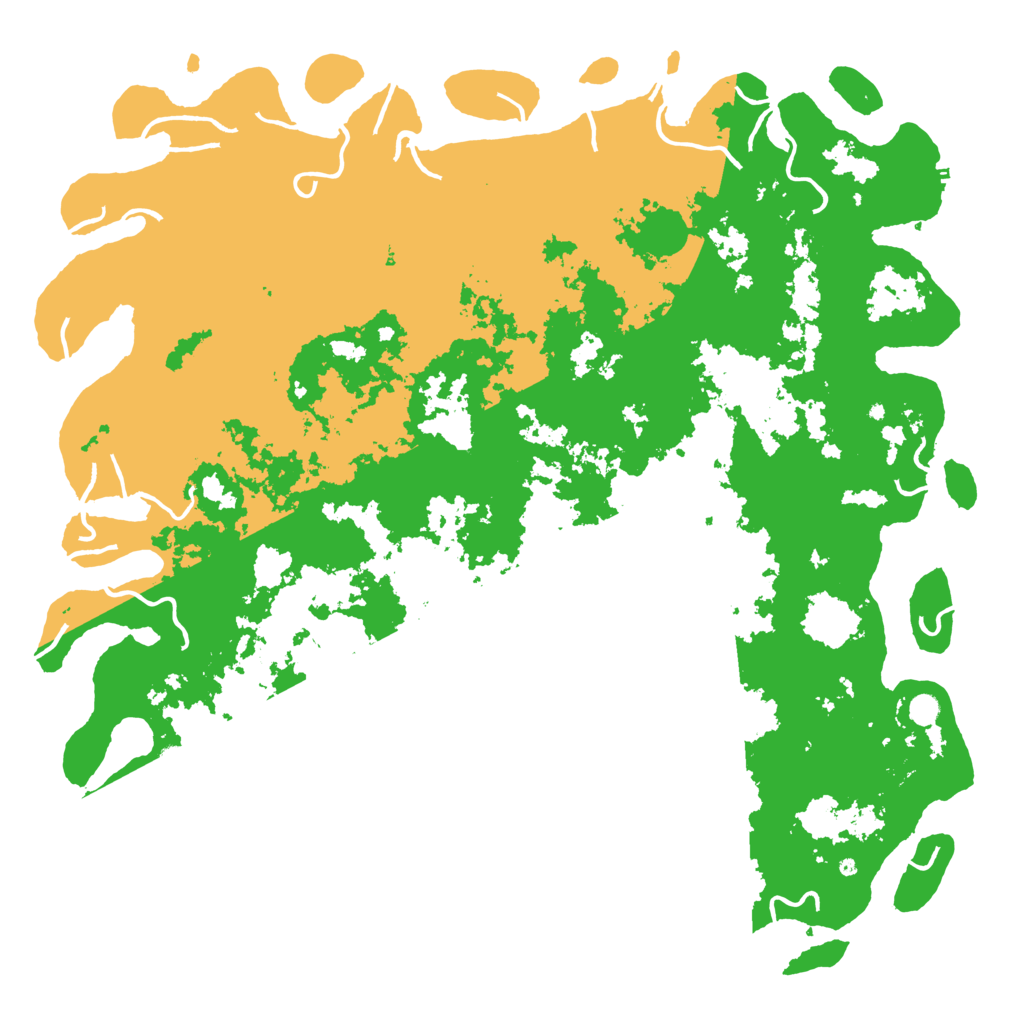 Biome Rust Map: Procedural Map, Size: 6000, Seed: 33212