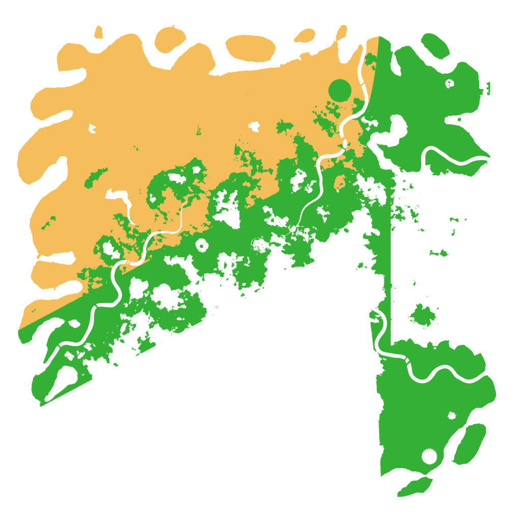 Biome Rust Map: Procedural Map, Size: 6000, Seed: 33212