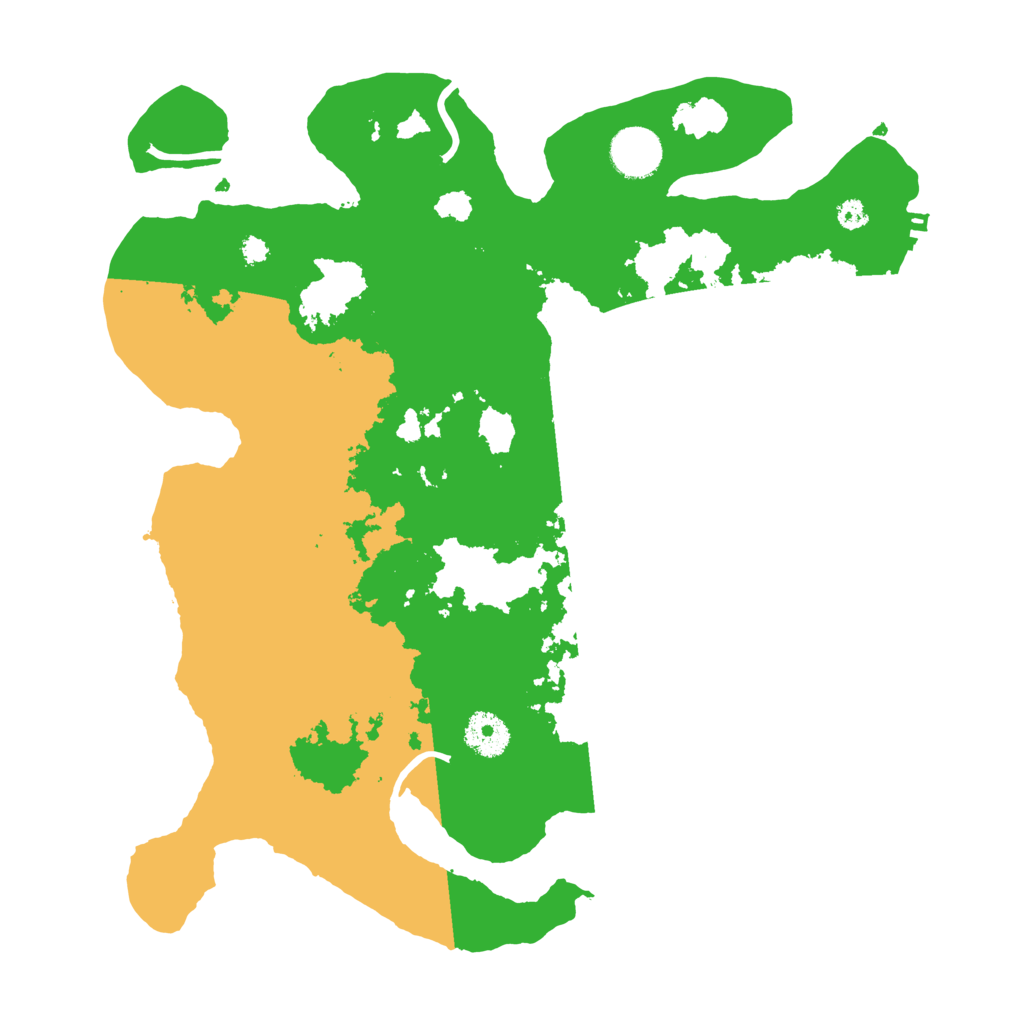 Biome Rust Map: Procedural Map, Size: 3500, Seed: 67010