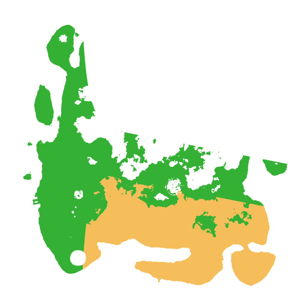 Biome Rust Map: Procedural Map, Size: 3500, Seed: 1369155912