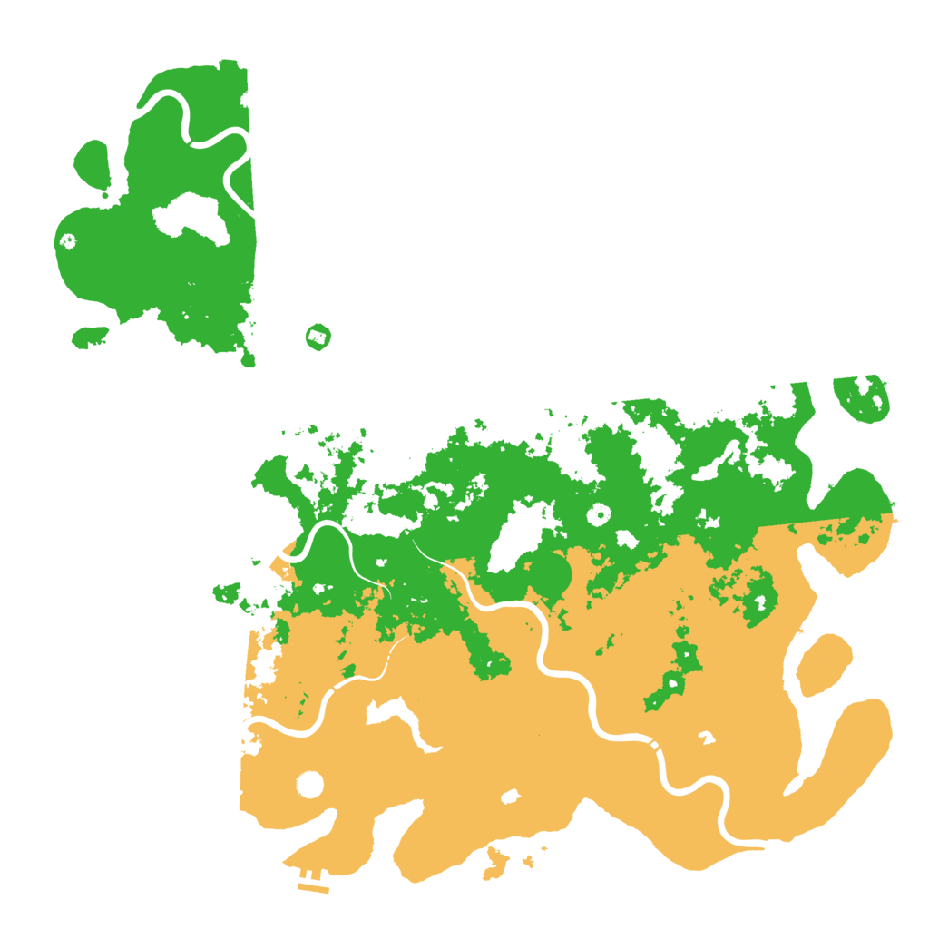Biome Rust Map: Procedural Map, Size: 6000, Seed: 919788
