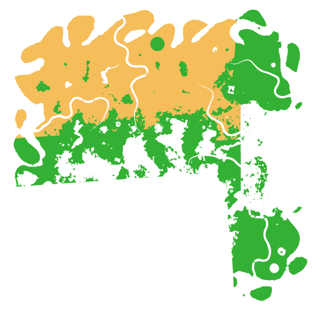 Biome Rust Map: Procedural Map, Size: 6000, Seed: 943769