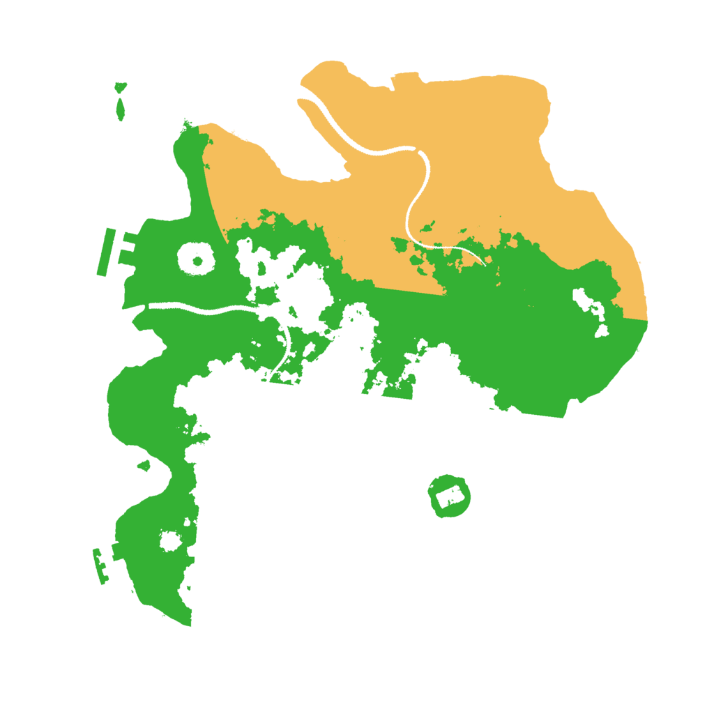 Biome Rust Map: Procedural Map, Size: 3000, Seed: 1612280890