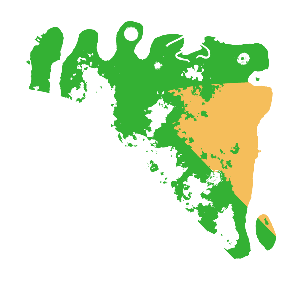 Biome Rust Map: Procedural Map, Size: 3850, Seed: 666137821