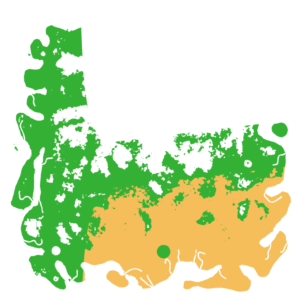 Biome Rust Map: Procedural Map, Size: 6000, Seed: 228612