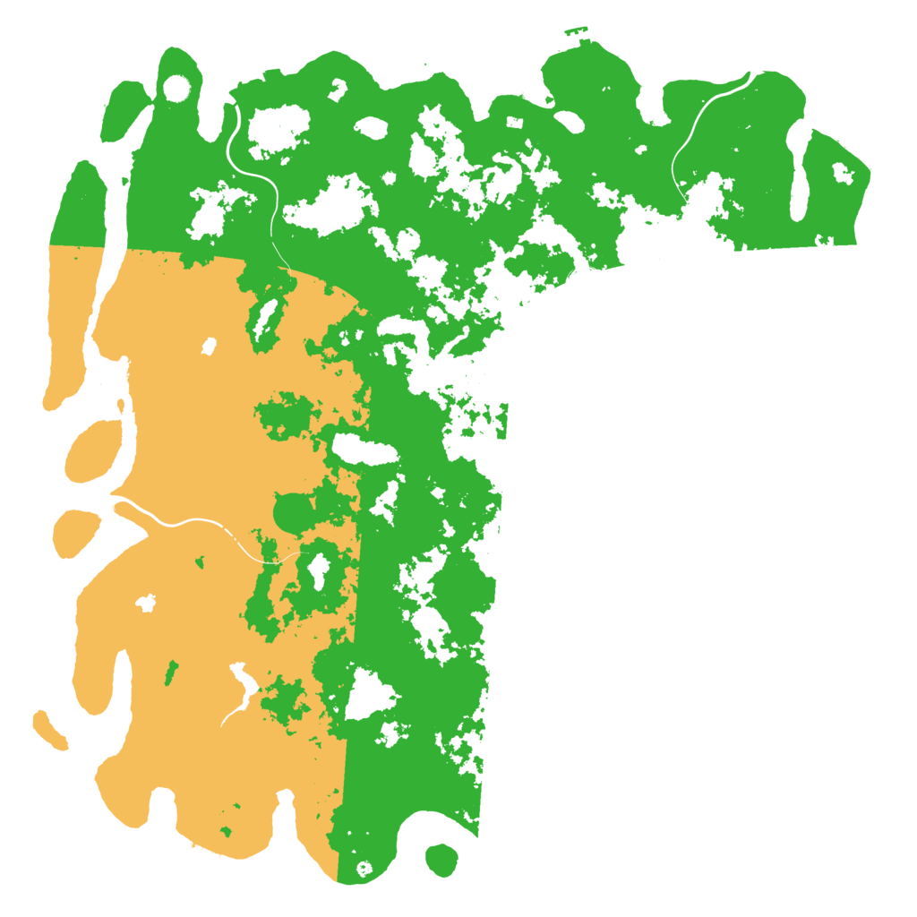 Biome Rust Map: Procedural Map, Size: 6000, Seed: 317764