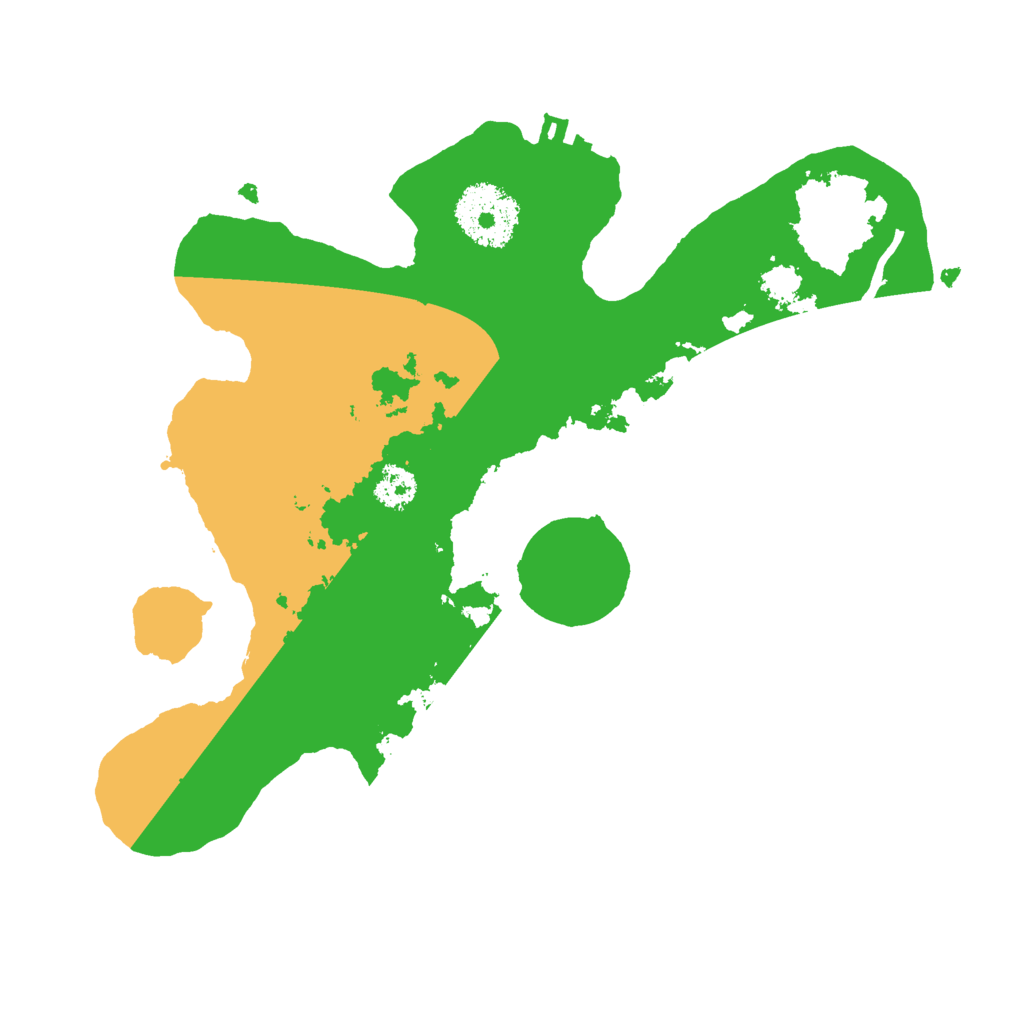 Biome Rust Map: Procedural Map, Size: 2500, Seed: 324756754