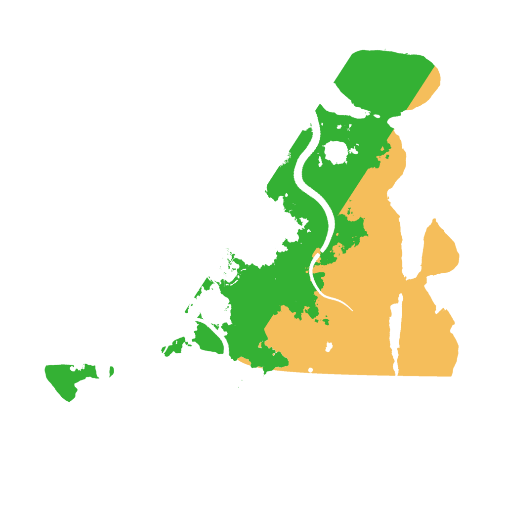 Biome Rust Map: Procedural Map, Size: 3000, Seed: 1030422145