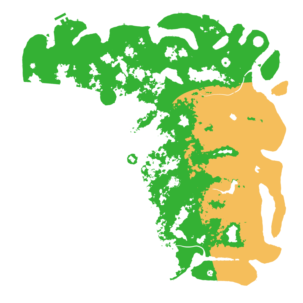 Biome Rust Map: Procedural Map, Size: 5000, Seed: 760353