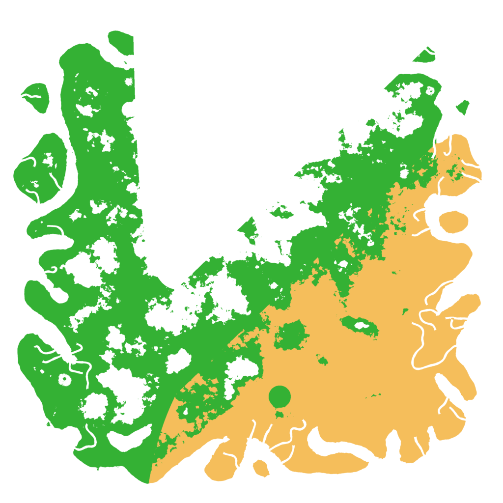 Biome Rust Map: Procedural Map, Size: 6000, Seed: 148744