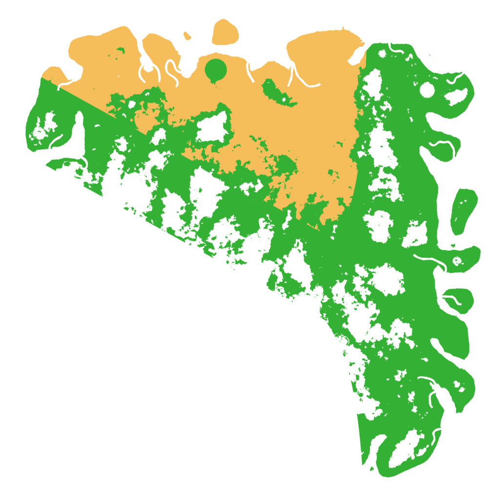 Biome Rust Map: Procedural Map, Size: 6000, Seed: 353473