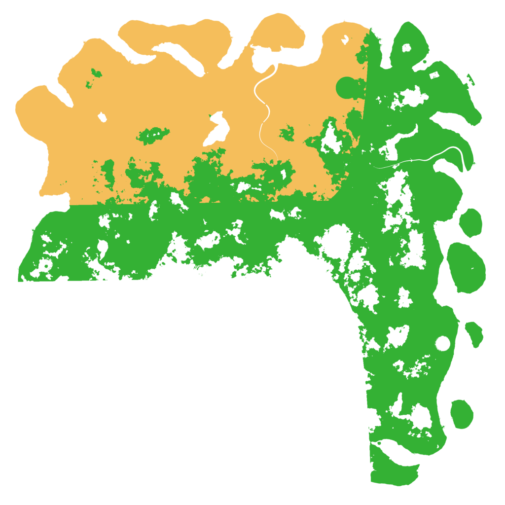 Biome Rust Map: Procedural Map, Size: 6000, Seed: 628028