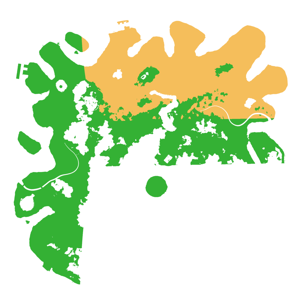 Biome Rust Map: Procedural Map, Size: 4000, Seed: 676437