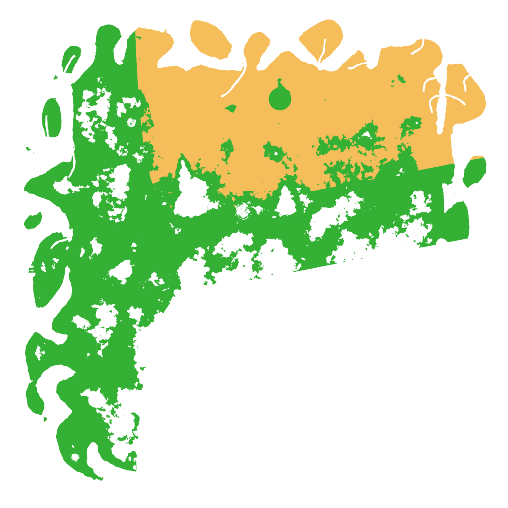 Biome Rust Map: Procedural Map, Size: 6000, Seed: 864647