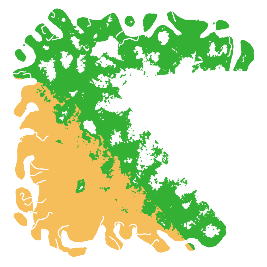 Biome Rust Map: Procedural Map, Size: 6000, Seed: 486590