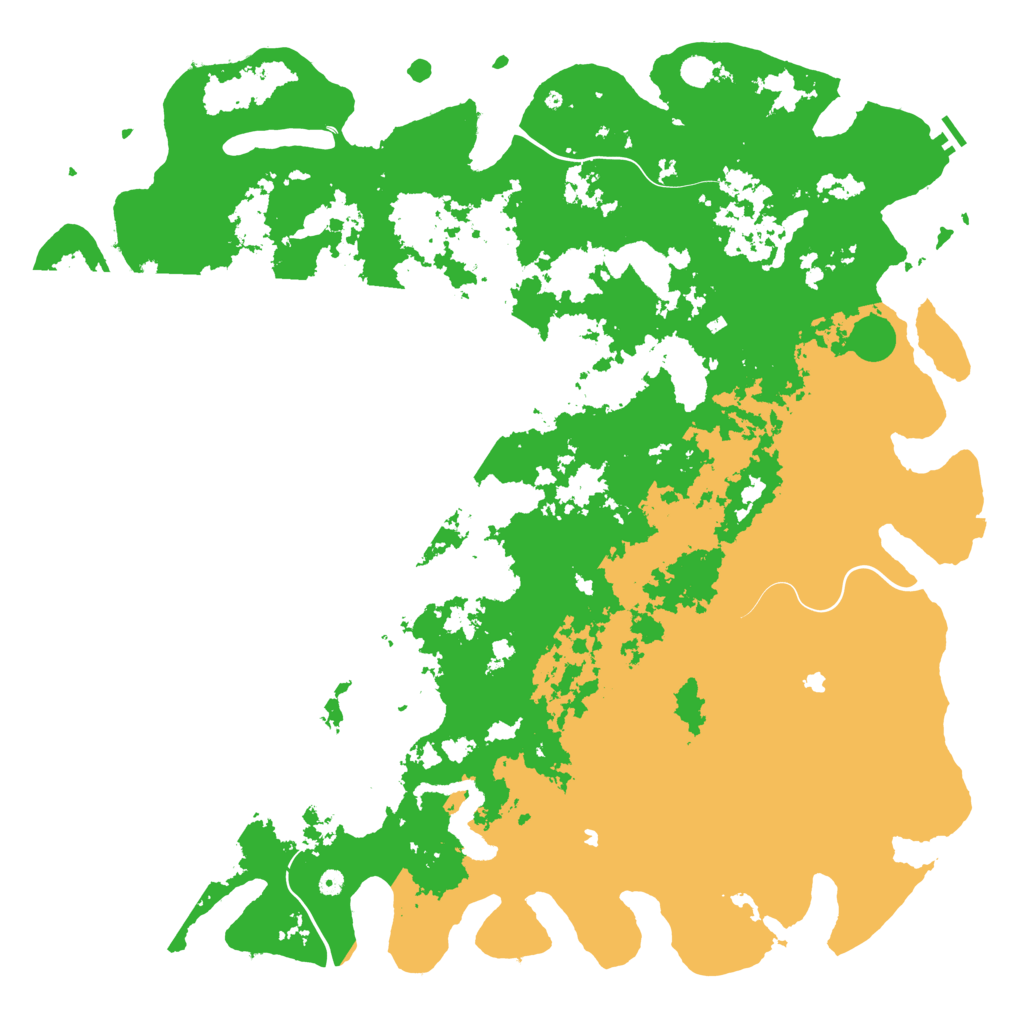 Biome Rust Map: Procedural Map, Size: 6000, Seed: 402806