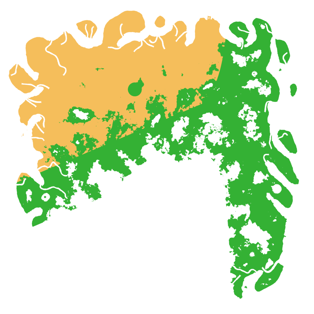 Biome Rust Map: Procedural Map, Size: 6000, Seed: 20009