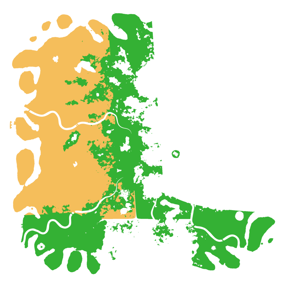 Biome Rust Map: Procedural Map, Size: 6000, Seed: 99771