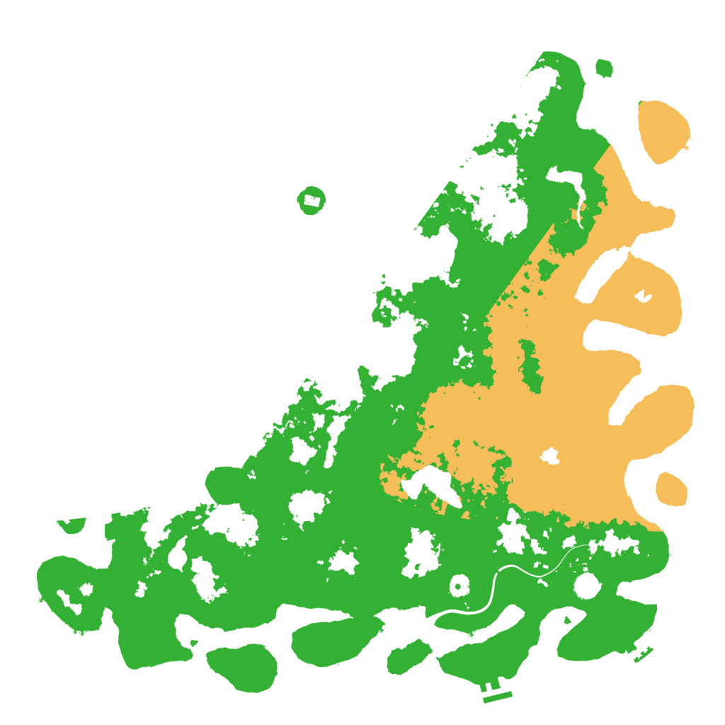 Biome Rust Map: Procedural Map, Size: 5000, Seed: 1276253106