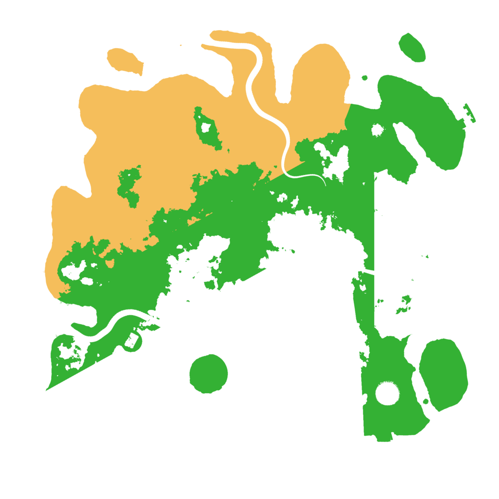 Biome Rust Map: Procedural Map, Size: 3700, Seed: 1308921948