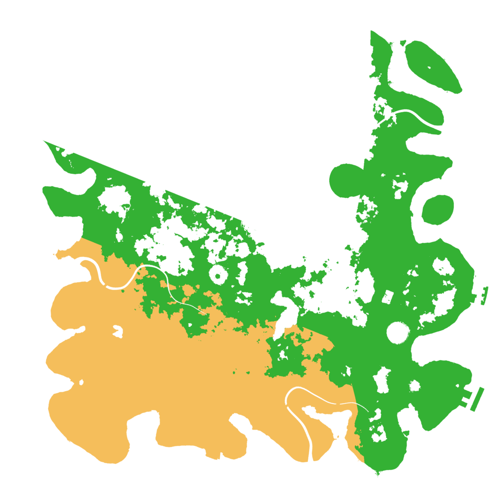 Biome Rust Map: Procedural Map, Size: 4050, Seed: 1818968953