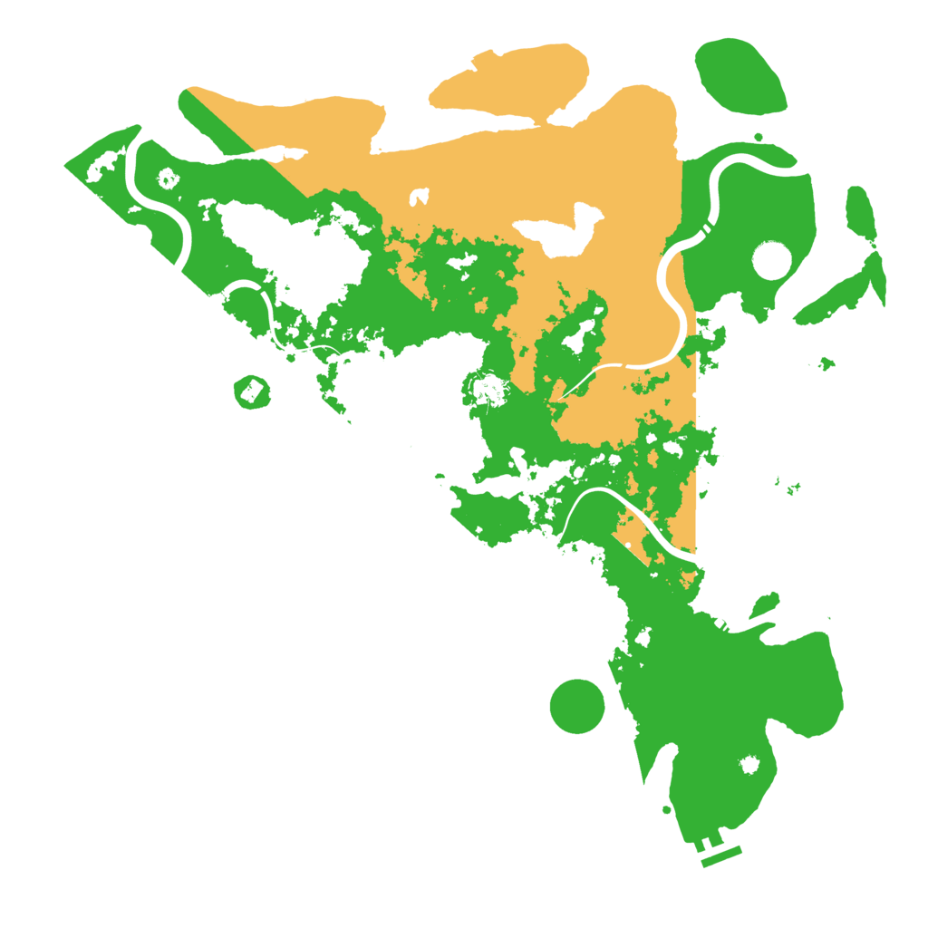 Biome Rust Map: Procedural Map, Size: 4500, Seed: 1730893356